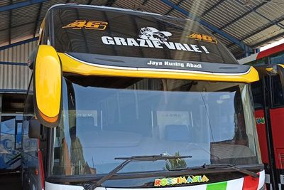 MotoGP Mandalika Segera Hadir, Bus Valentino Rossi Mengaspal di Ponorogo