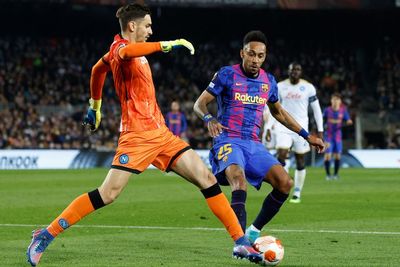 Perdana Jadi Starter di Barcelona, Xavi Puji Penampilan Aubameyang