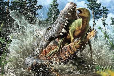 Ilmuwan Temukan Bayi Dinosaurus di Perut Fosil Buaya Berusia 93 Juta Tahun
