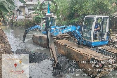 Atasi Banjir, Pemprov DKI Terus Lakukan Pengerukan Kali hingga Pembangunan Rumah Pompa