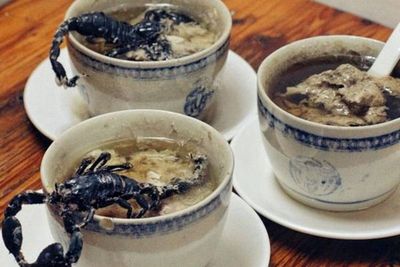 Makanan Anti Mainstream, Sup Kalajengking dan Ular yang Dianggap Obat Rematik, Benarkah?