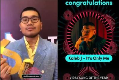 Populer Tahun Lalu, Lagu It s Only Me dari Kaleb J Raih Tiktok Awards Indonesia 2021