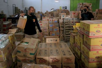 Polda Banten Amankan 24 Ribu Liter Minyak Goreng yang Ditimbun