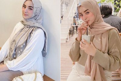 Gaya Hijab ala Dinan Nurfajrina, Istri Doni Salmanan yang Terseret Kasus Quotex