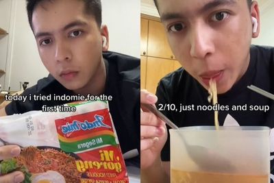 Pria Singapura Masak Indomie Goreng Pakai Kuah dan Kasih Nilai 2: Cuma Mi dan Kuah Doang