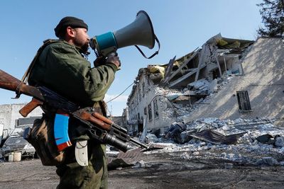 Rusia Kian Brutal, Kota di Timur Ukraina Hancur Lebur Rata dengan Tanah , Kyiv Menyusul