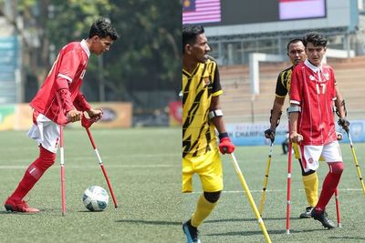 Kelar Bantai Malaysia, Timnas Indonesia Maju ke Piala Dunia Sepak Bola Amputasi 2022