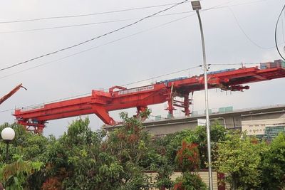 Mirip Lego, Inilah Girder Launcher Mesin Penyambung Jalur Kereta Cepat Jakarta-Bandung
