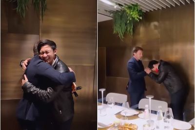 Caesar Hito Nangis Terharu Dinner Bareng Alessandro Del Piero di Perayaan Anniversary ke-9