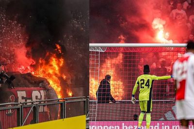 Ada Insiden Kebakaran, Kick-Off Laga De Klassieker Ajax vs Feyenoord Tertunda