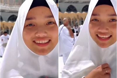 Fuji Berlinang Air Mata Bisa Wujudkan Keinginan Vanessa Angel, Bawa Babysitter Gala Umrah