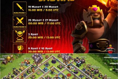 Kejuaraan E Sports Tawarkan Tiket Emas dan Uang Jutaan, ini Dia Clash of Clans
