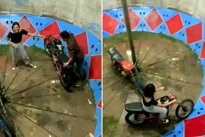 Viral Video Cewek Cantik Jadi Joki Tong Setan, Bikin Netizen Kagum