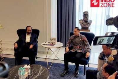 AHY Tegaskan Tak Singgung soal Capres 2024 saat Bertemu dengan Surya Paloh