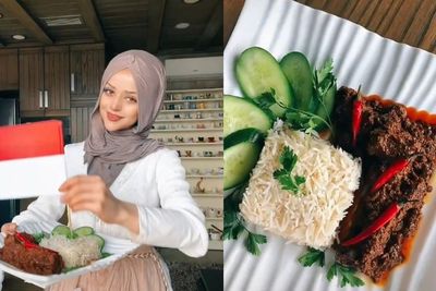 Masak Rendang Khas Indonesia, Food Vloger Lebanon Ini Banjir Pujian