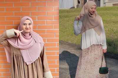Inspirasi Hijab Syar i ala Nadzira Shafa Istri Ameer Azzikra, Simpel dan Modis!