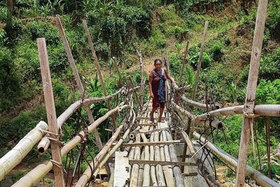 Menteri PUPR Tolong! Kehabisan Biaya, Jembatan Swadaya di Ponorogo Menantang Maut