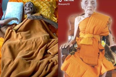 Sosok Luang Pho Yai, Biksu Tua yang Tubuhnya Nyaris seperti Tengkorak, Dikabarkan Wafat