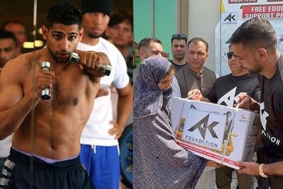 Ramadhan 2022: Petinju Inggris Amir Khan Gencar Kerja Amal di Pakistan