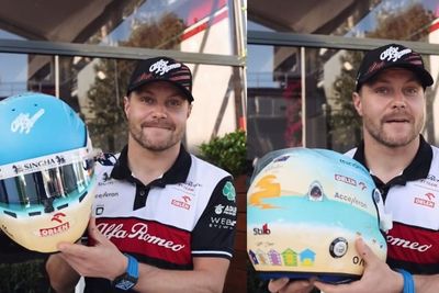 Valtteri Bottas Pamer Helm Baru Rancangan Ayang untuk F1 GP Australia 2022