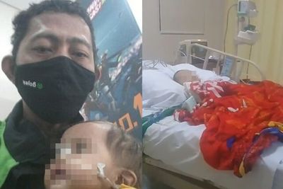 Pilu! Hasil Jual Motor Tak Cukup, Driver Ojol Ini Nekat Jual Ginjal Demi Pengobatan Anak