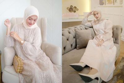 4 Inspirasi Dress Lebaran ala Selebgram Indah Nada Puspita, Tampil Elegan dan Penuh Gaya