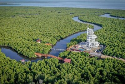 Keindahan Destinasi Wisata Hutan Mangrove di Langsa Bikin Kagum Menparekraf Sandiaga Uno