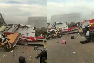 Dugaan Penyebab Bangunan Alfamart Ambruk: Berusia Lebih dari 10 Tahun di Lahan Gambut