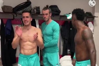 Meriahnya Ruang Ganti Real Madrid usai Bungkam Sevilla, Ekspresi Gareth Bale Bikin Salfok