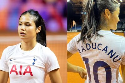 Emma Raducanu Pakai Kaus Tottenham, Netizen: Awas Nanti Puasa Gelar kayak Spurs