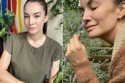 Pesona Nadya Hutagalung Tetap Cantik dengan Rambut Beruban, Aura Positif Terpancar