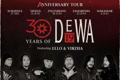 Resmi Diumumkan, Dewa 19 Bakal Konser di 5 Kota Besar Ini, Mulai Mei Hingga Juli