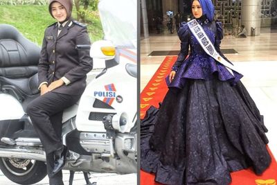 Briptu Indah Risma, Polwan Cantik yang Pernah jadi Dara Riau dan Putri Agrowisata