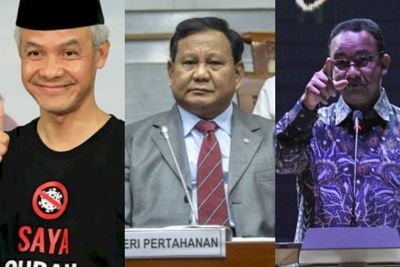 Survei Capres Charta Politika: Ganjar Teratas, Prabowo dan Anies Mengikuti