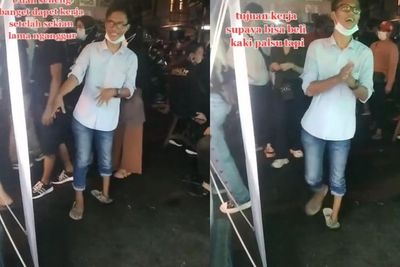 Demi Bisa Beli Kaki Palsu, Pria Ini Tetap Semangat Berjualan: Tolak Terima Donasi