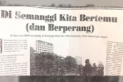 Tragedi Semanggi, Protes Terhadap Sidang Istimewa MPR yang Berujung Tewasnya Warga Sipil