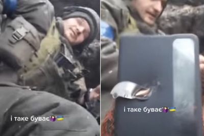 Viral! Tentara Ukraina Ini Nyaris Tewas Ditembak Tentara Rusia, Selamat Berkat Ponselnya