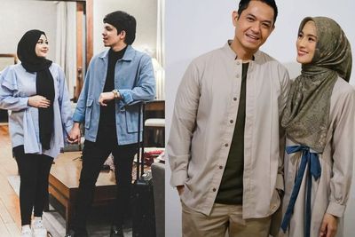 5 Inspirasi Baju Lebaran Couple ala Artis, Serasi dan Stylish!