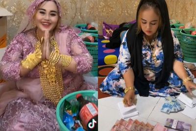 Sosok Ayu Rosmala, Wanita Berkalung Emas yang Suka Berbagi Rezeki ke Kaum Miskin dan Janda