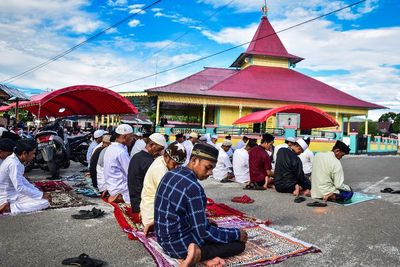 Foto-foto Warga Negeri Hila Maluku Rayakan Idul Fitri 1443 H Hari Ini