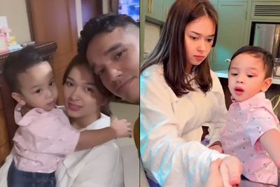 Gemasnya Ekspresi Kesal Gala Sky saat Lihat Fadly Faisal Peluk Rebecca Klopper: Jangan Ai!