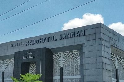 Raudhatul Jannah, Masjid Unik Berbentuk Kubus dengan Tempat Wudu Sangat Indah!