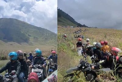 Niat Healing Malah Pusing, Wisatawan Bromo Terjebak Satu Jam Lebih di Antrean Masuk