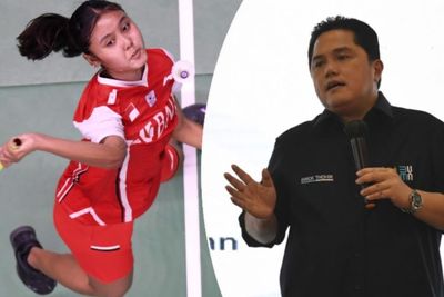 Nonton Uber Cup, Erick Thohir Dibuat Merinding Lihat Permainan Bilqis Prasista