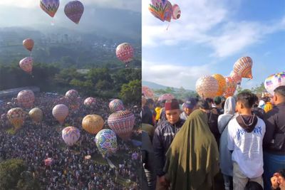 Cappadocia Kearifan Lokal, Lautan Manusia Saksikan Festival Balon Udara Wonosobo