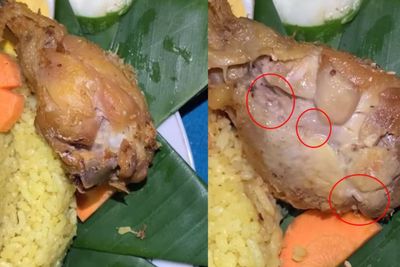 Duh! Calon Pengantin Dapati Belatung dalam Ayam Goreng yang Mau Dimakan, Kok Tega?