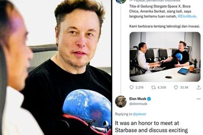 Balas Cuitan Jokowi, Elon Musk Tegaskan Tertarik Kerja Sama dengan Indonesia