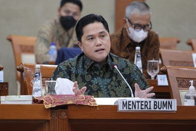 Rapat di Istana Bogor, Erick Thohir: Tak Ada Kata Lelah Bekerja untuk Memajukan Bangsa Ini