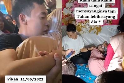 Viral Pengantin Meninggal Sehari usai Menikah, Mempelai Pria Nangis Sampai Hampir Pingsan