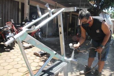 Kisah Mantan Pembalap Sepeda Nasional, Kerja di Bengkel demi Bertahan Hidup